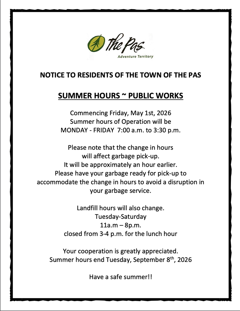 Summer Hours | Public Works